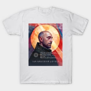 Art portrait of Saint Ignatius of Loyola T-Shirt